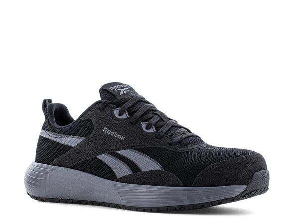 リーボック メンズ シューズ スニーカー プラスサイズ Reebok Work Lite Plus 4 Composite Toe Work Sneaker Mens Black ブラック