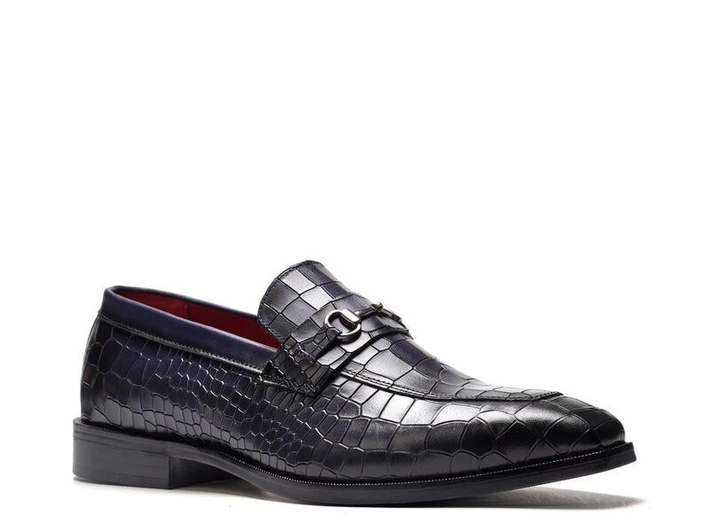 カルロスサンタナ メンズ シューズ スリッポン・ローファー Carlos by Carlosantana Havana Loafer Navy ネイビー