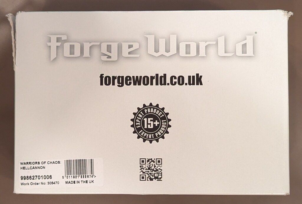 forge world WARHAMMER THE OLD WORLD WARRIORS OF CHAOS Hellcannon