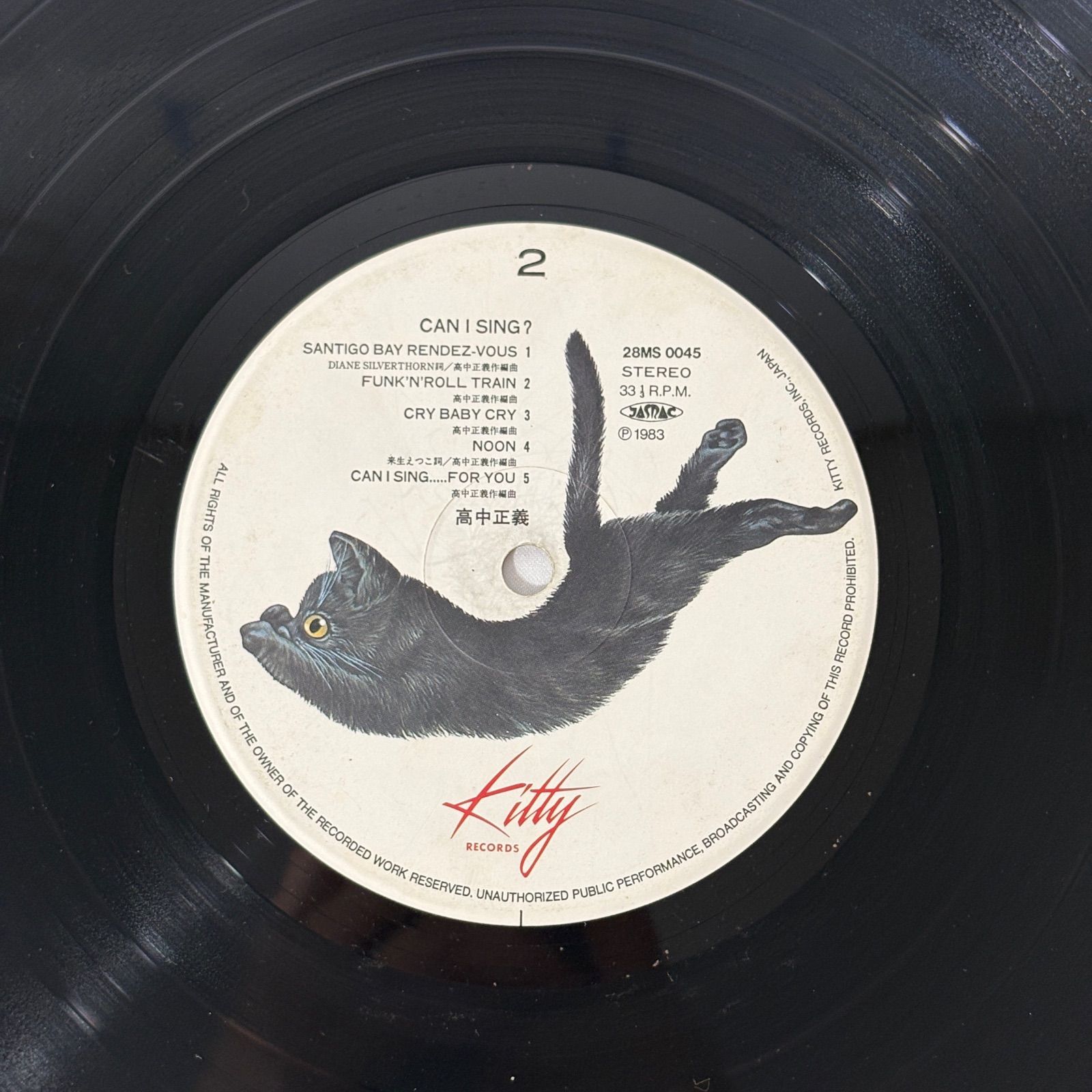 中古品】レコード 高中正義 アルバム CAN I SING? Y-519 - メルカリ