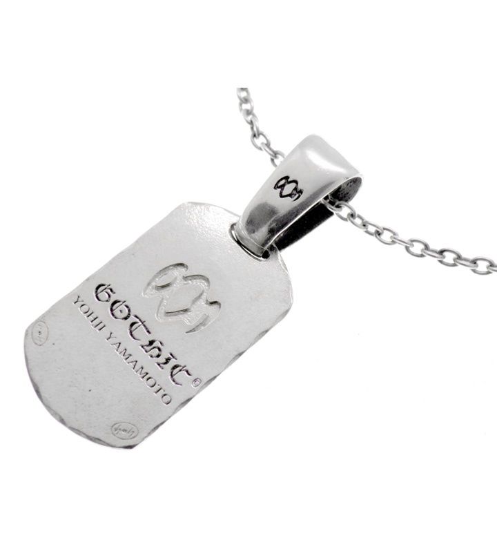 Gothic.yohji.yamamotoドックタグペンダントトップ ゴシックヨウジヤマモト GOTHIC YOHJI YAMAMOTO 【 DOG TAG PENDANT