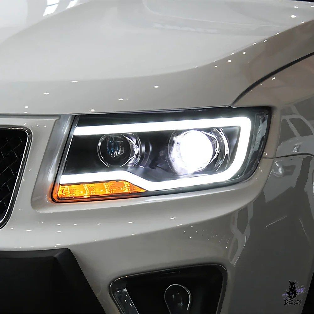 ジープ コンパス 2011-2016年式 LED フロントヘッドライト プロジェクターレンズ