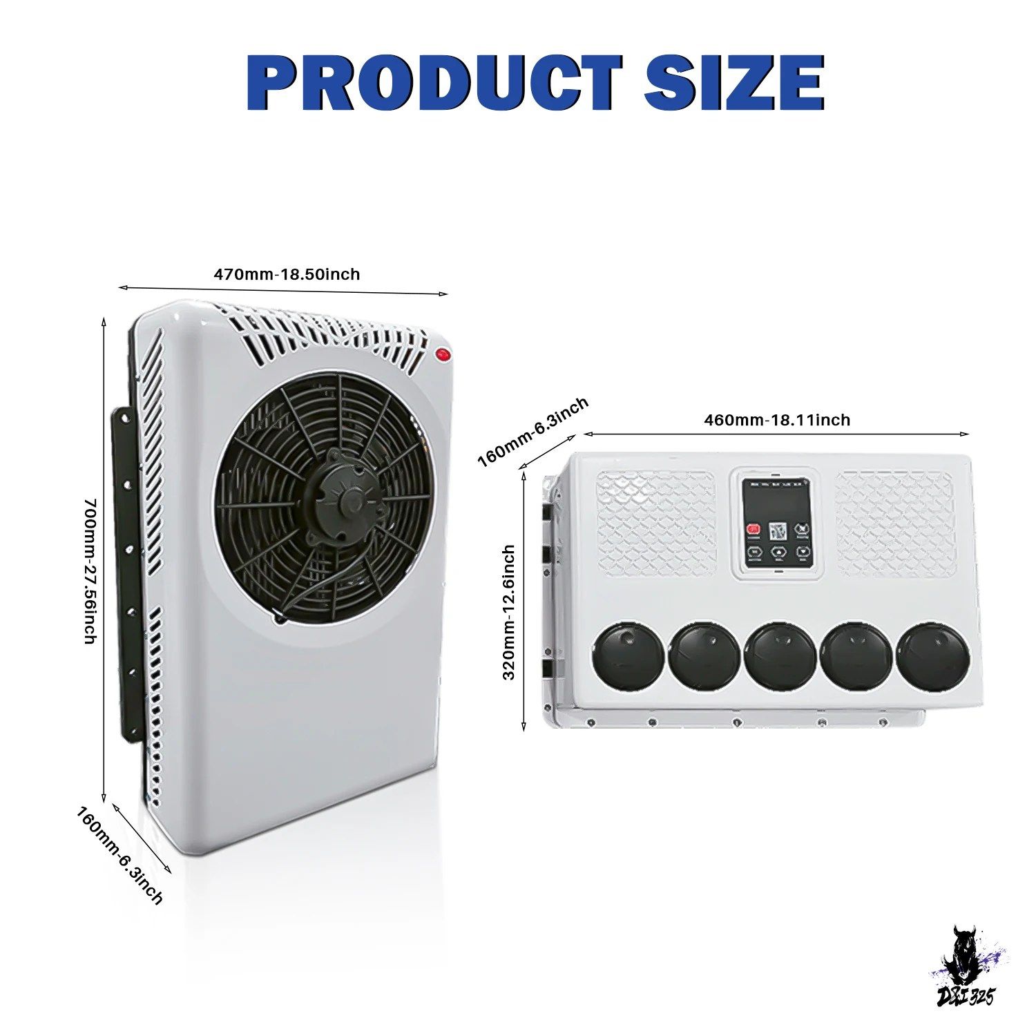 12V 24V エアコン 1800W-2200W 冷却 低消費電力 トラック用 駐車エアコン