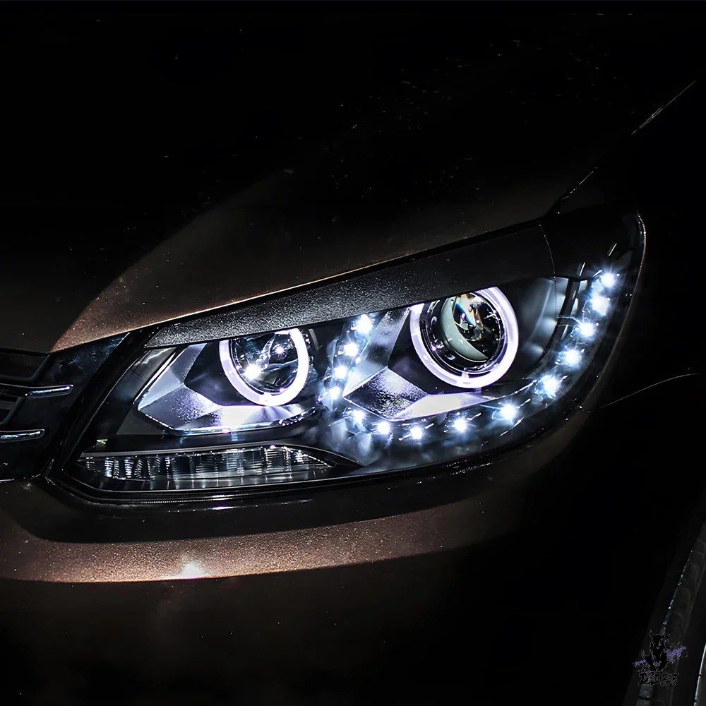 VW トゥーラン 2011-2015 LED ヘッドライト アセンブリ プロジェクターレンズ