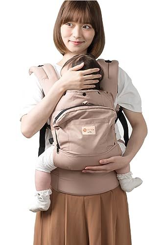 napnap（ナップナップ） 抱っこ紐 だっこひも おんぶ紐 抱っこ おんぶ 暑さ対策 オールシーズン ベビーキャリー BASIC（ベーシック） 直販限定カフェベージュpms