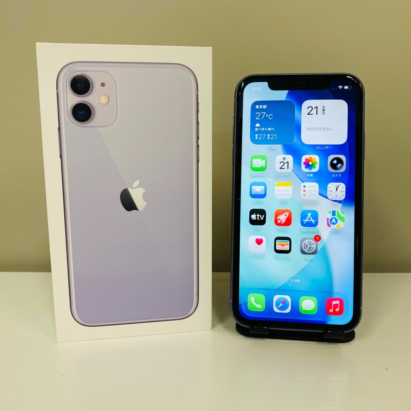 iPhone 11 64GB SIMフリー A2221 訳あり - メルカリ