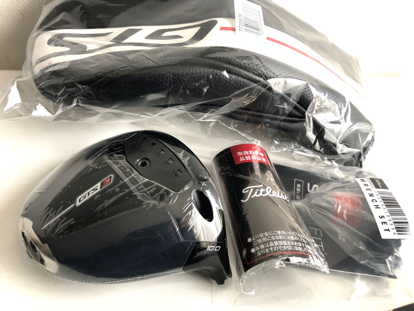 新品 最新 タイトリスト GTS3 10.0° ドライバー ヘッド 単体 HC/レンチ