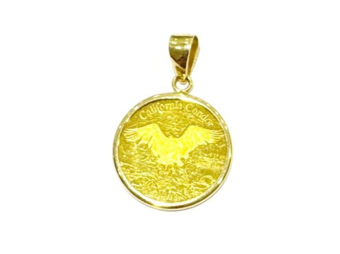 JEWELRY　ジュエリー 　貴金属･宝石　ペンダントトップ　 K24イエローゴールド　K18イエローゴールド　1.7g【中古】【432】
