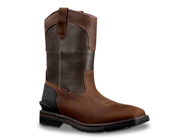 カーハート メンズ シューズ ブーツ・レインブーツ Tシャツ ブーツ Carhartt Montana 11 Waterproof Steel Toe Work Boot Mens Dark Brow