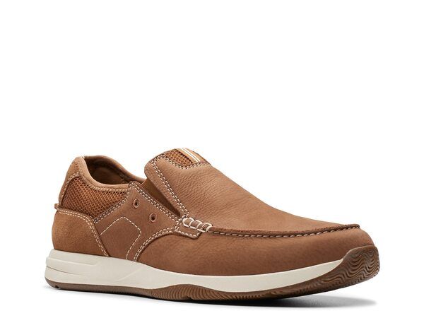 クラークス メンズ シューズ スニーカー Clarks Sailview Step SlipOn Light Tan タン