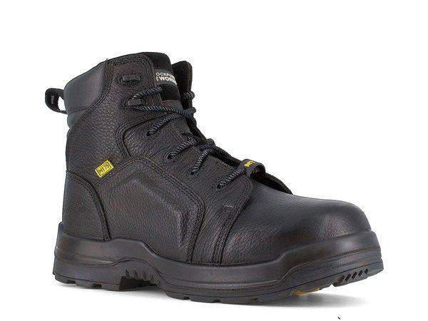 ロックポート メンズ シューズ ブーツ・レインブーツ Rockport More Energy Composite Toe Work Boot Black ブラック