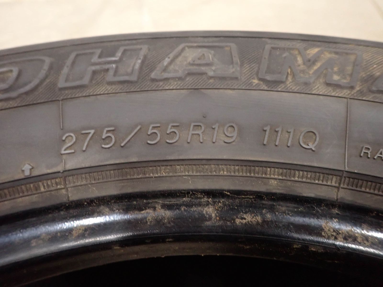 特売品 冬4本SET 会社宛 送料無料 275/55R19 111Q ヨコハマ 