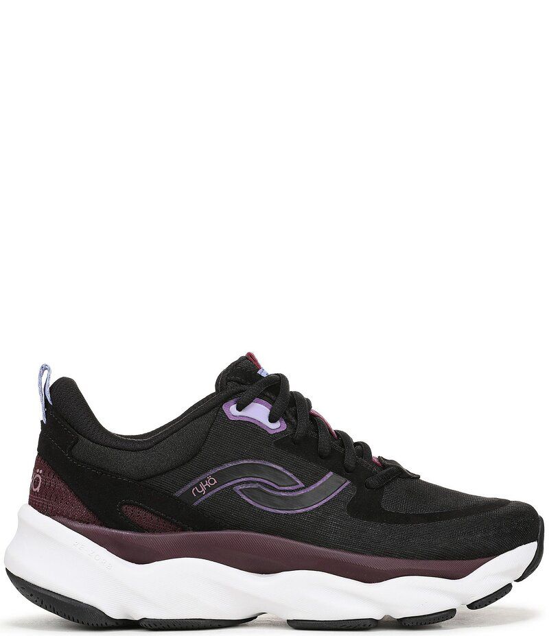 ライカ レディース シューズ スニーカー メッシュ Ryka Womens Rezorb Max Mesh Walking Sneakers Black ブラック