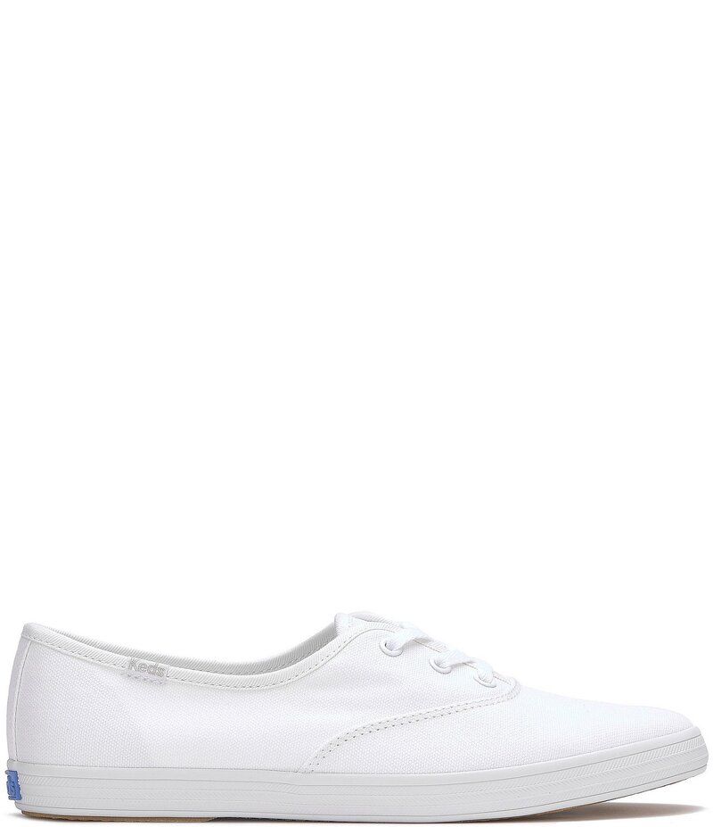 ケッズ レディース ボトムス カジュアルパンツ スニーカー Keds Champion Point Low Canvas Sneakers White ホワイト