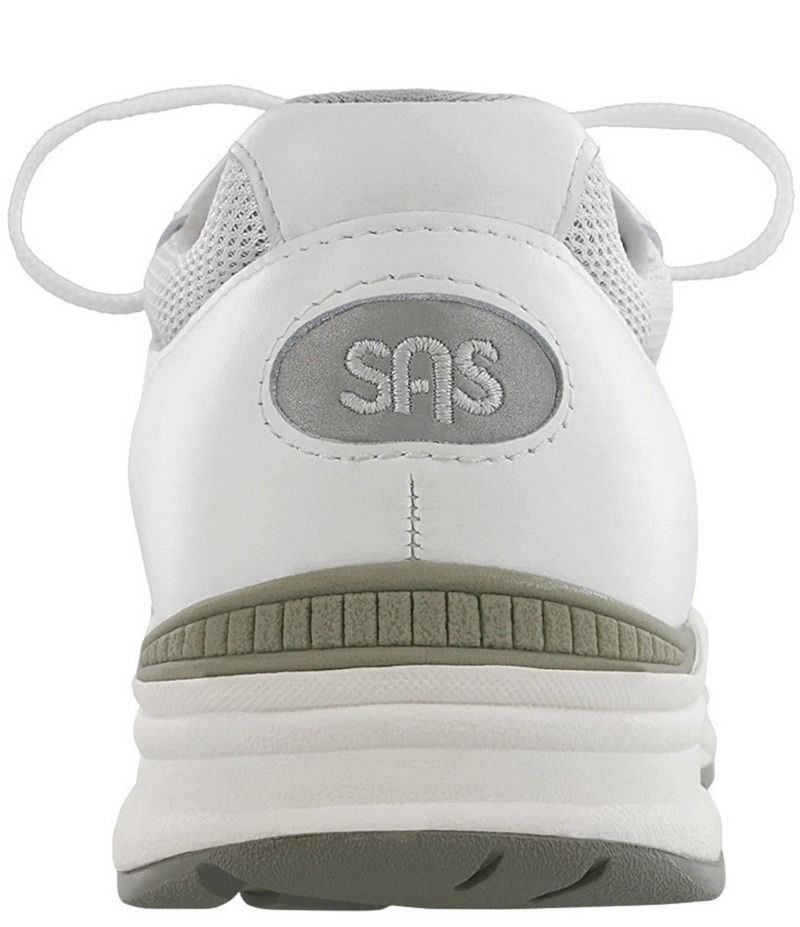 サス メンズ シューズ スニーカー メッシュ レース SAS Mens Journey Mesh Lace Up Sneakers WhiteGray ホワイト
