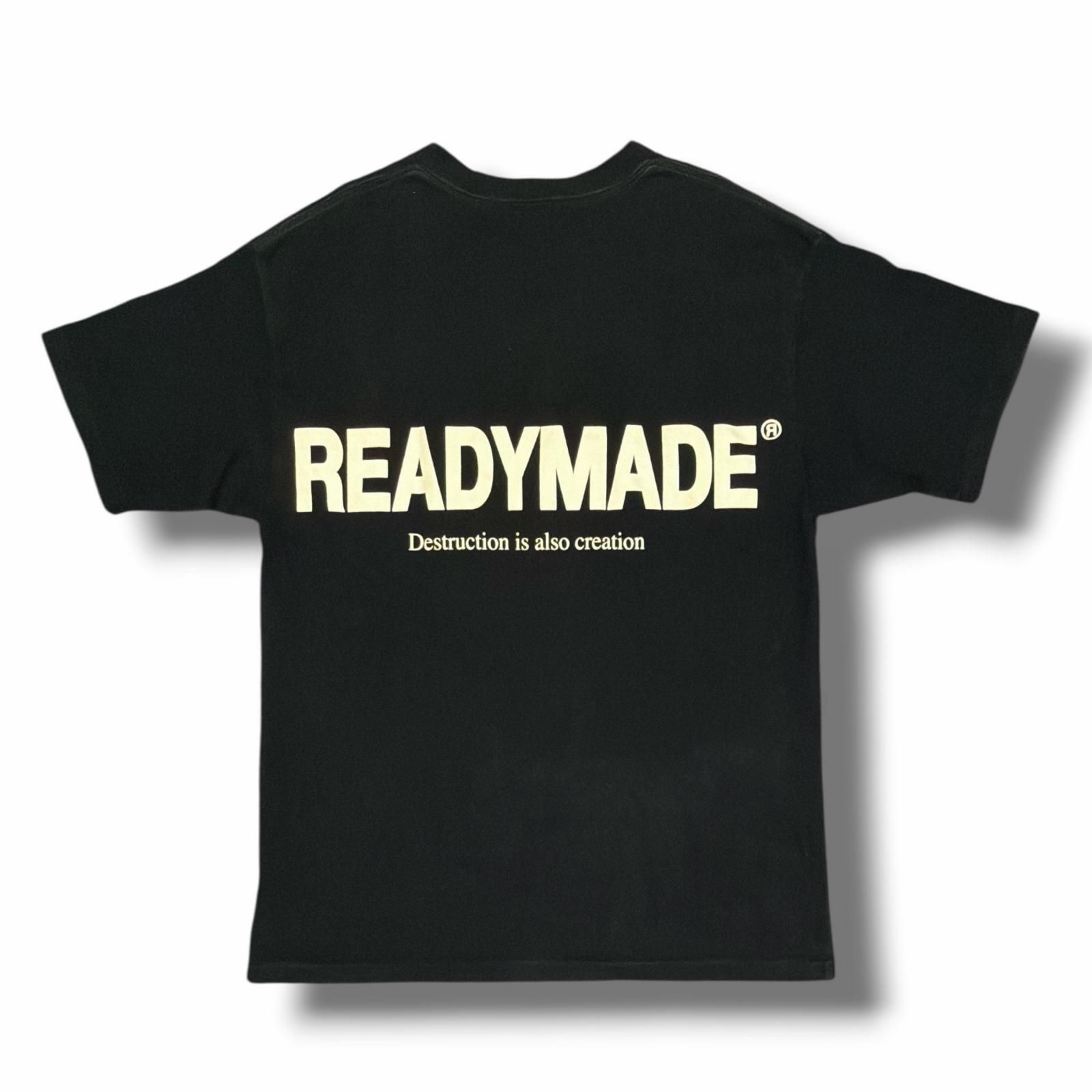 READYMADE 23AW SMILE & LOGO SHORT SLEEVE T-SHIRT スマイルロゴT