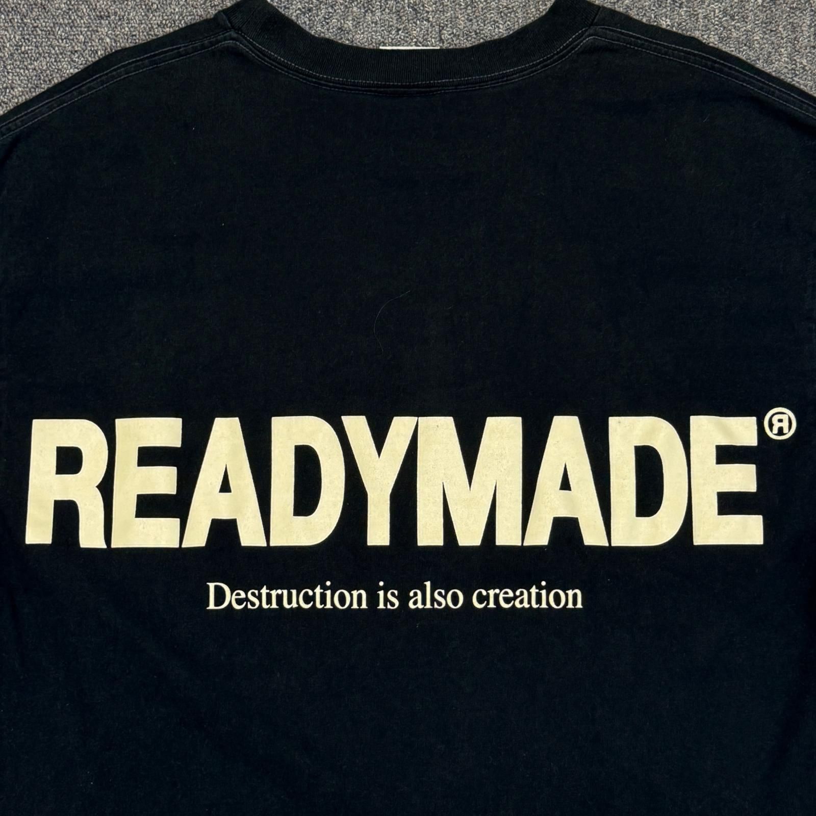 READYMADE 23AW SMILE & LOGO SHORT SLEEVE T-SHIRT スマイルロゴT