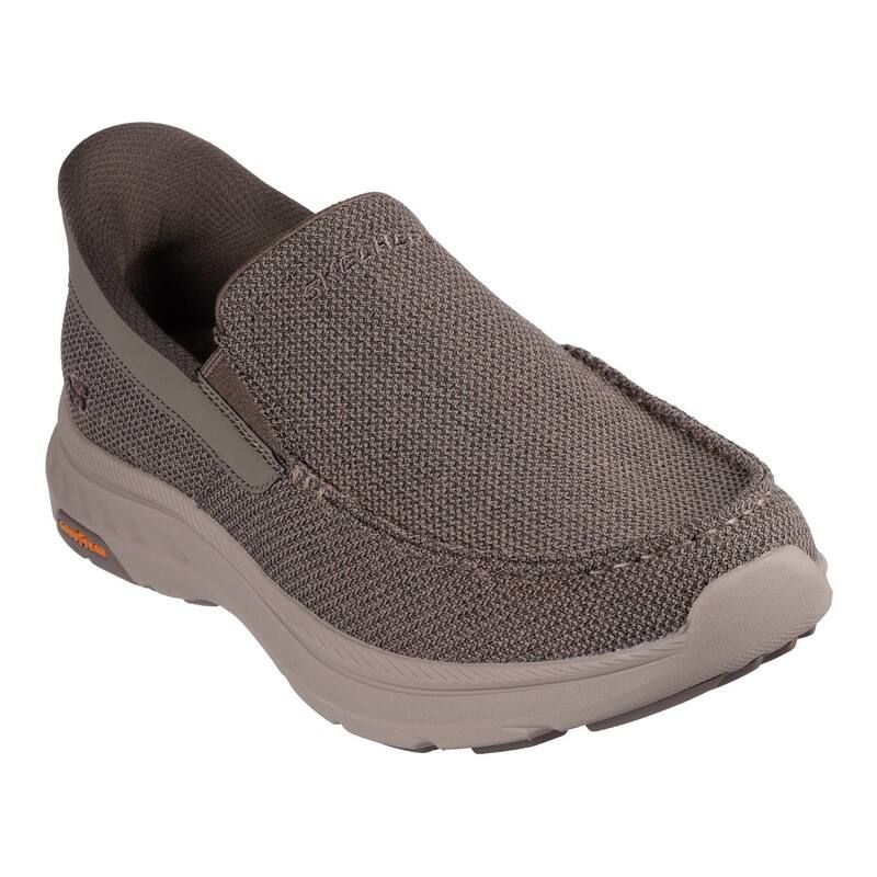 スケッチャーズ メンズ シューズ スニーカー Skechers Hands Free Slipins Pollard Wilfred Menshoes Taupe トープ