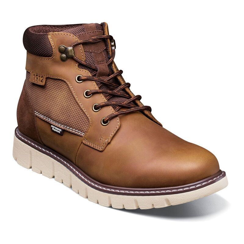 ノンブッシュ メンズ シューズ ブーツ・レインブーツ アンクル レザー Nunn Bush Karnak Mens Leather Plain Toe Ankle Boots Tan Multi タン