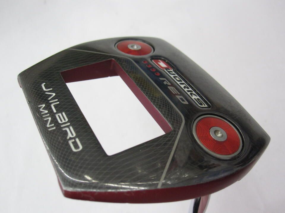 オデッセイ　O-WORKS RED JAILBIRD MINI　パター　中古　ゴルフドゥ！緑店【最短即日発送】