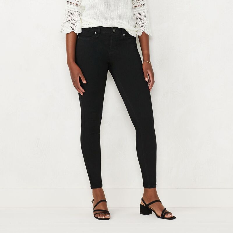 LC Lauren Conrad レディース ボトムス デニムパンツ ジーンズ ハイウエスト Womens LC Lauren Conrad Feel Good HighWaist Super Ski