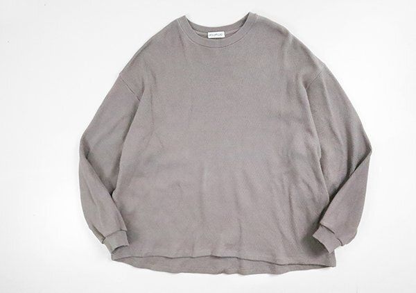 POLYPLOID Oversize Long Sleeve C サーマル POLYPLOID ◇Oversize Long Sleeve C サーマル オーバーサイズ 長袖 T