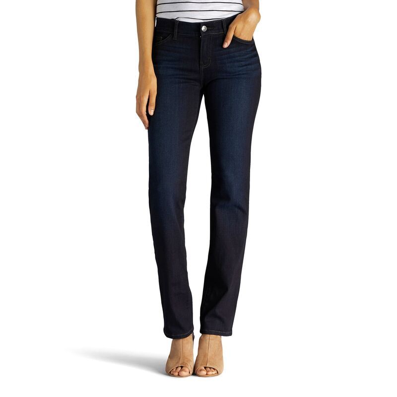 リー レディース ボトムス デニムパンツ ジーンズ Womens LeeR Flex Motion StraightLeg Jeans Niagara