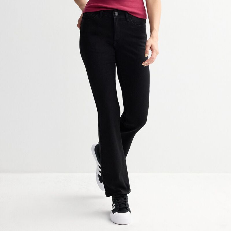 エスオー レディース ボトムス デニムパンツ ブーツカット ローライズ ブーツ ジーンズ Juniors SO Low Rise Bootcut Jeans Black ブラック