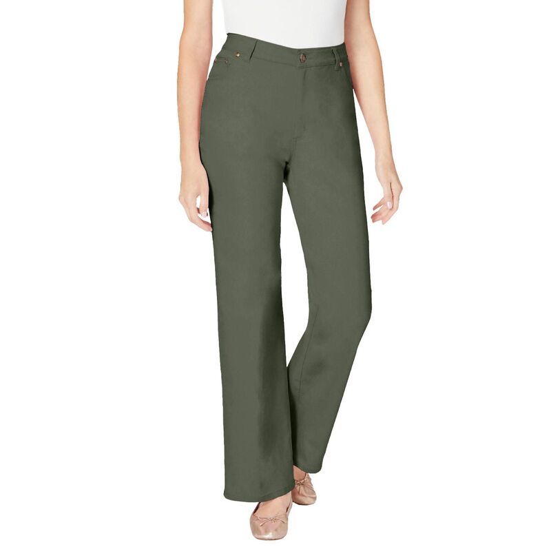 ウーマン ウィズイン レディース ボトムス デニムパンツ プラスサイズ トール Woman Within Womens Plusize Tall WideLeg Stretch Denim Jean
