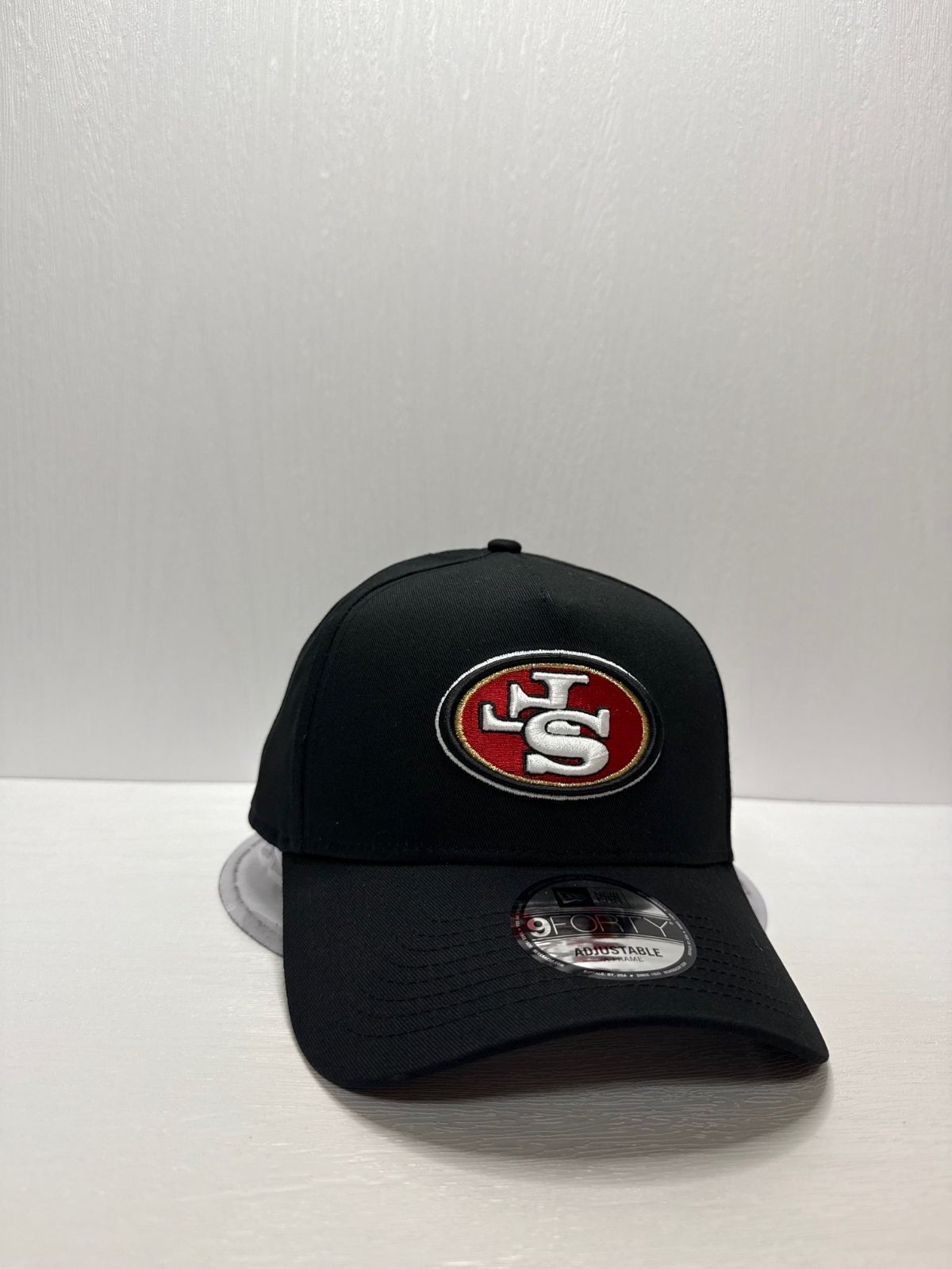 ニューエラ サンフランシスコ49ers リバースロゴ 9forty A-FRAME スナップバックキャップ ブラックカラー