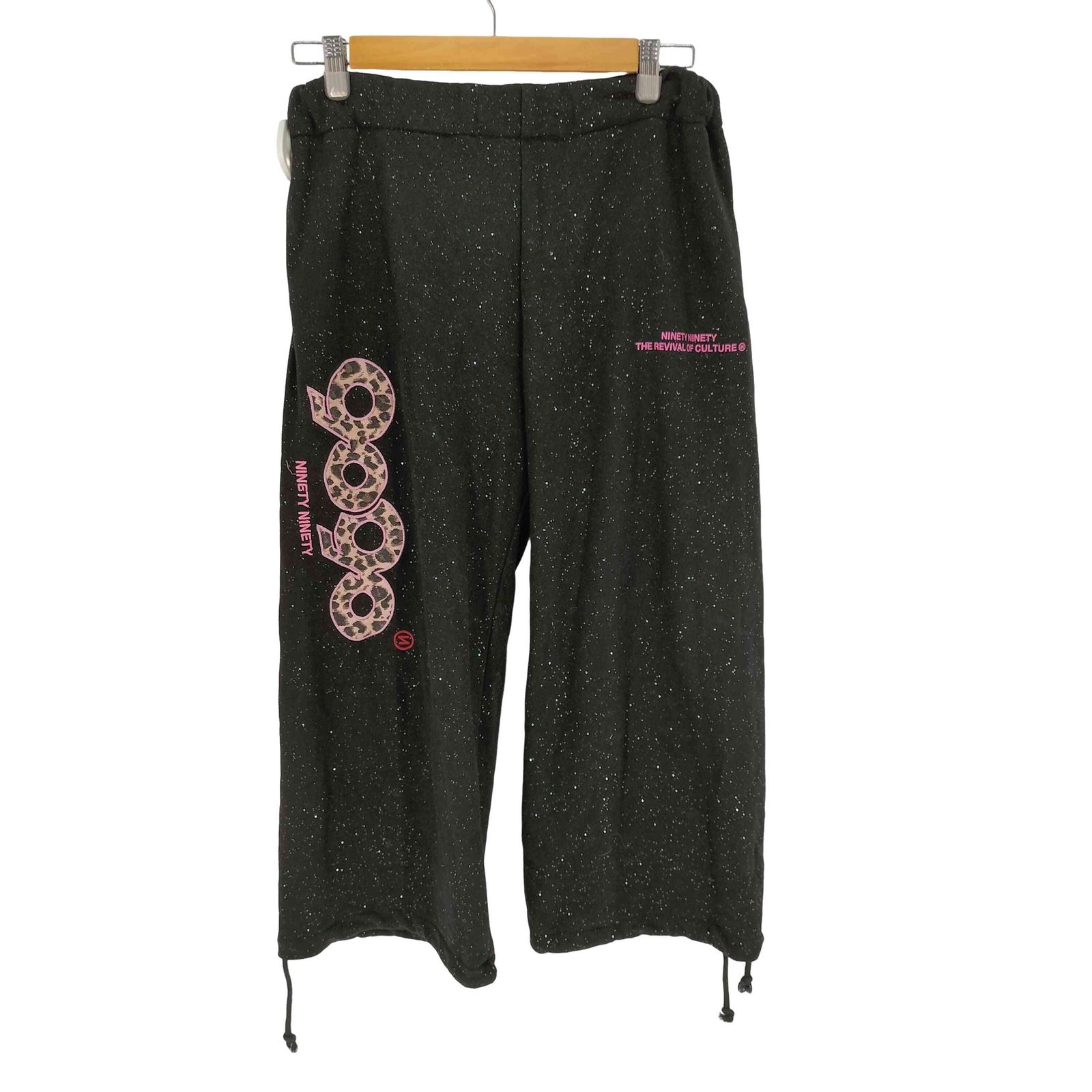 ナインティナインティ 9090 OG Logo Sweat Pants ラメ スウェット レディース JPN：S