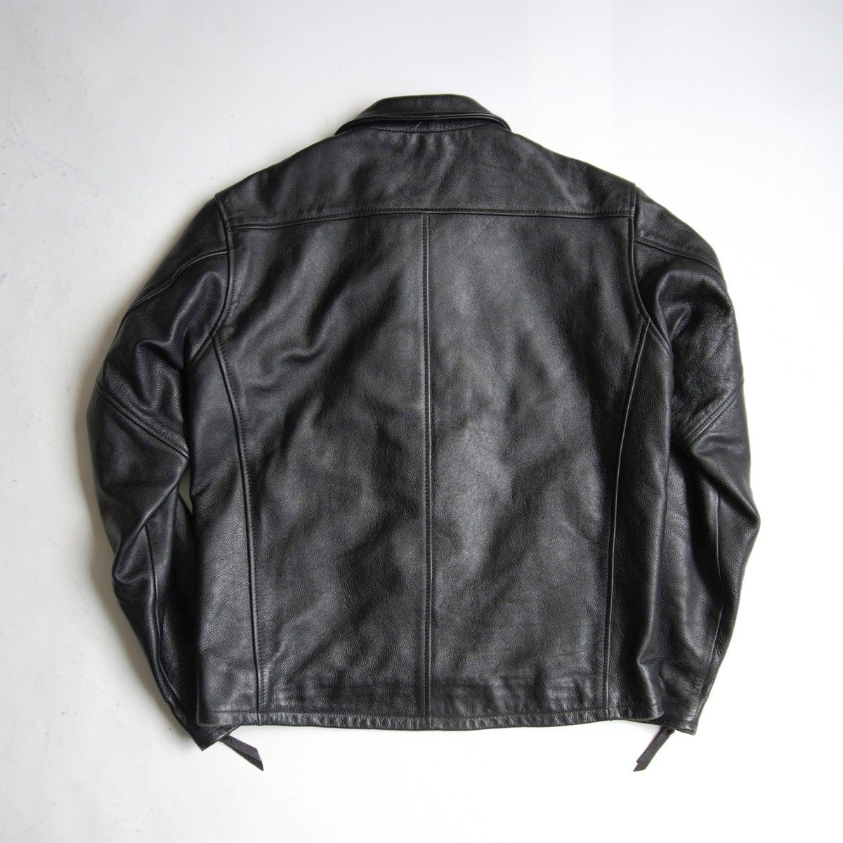 美品/ビッグサイズ】KADOYA【シングルライダースジャケット】 LL