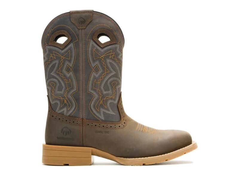 ウルヴァリン メンズ シューズ ブーツ・レインブーツ Tシャツ WolverineWheatland Steel Toe Wellington Hyperrest Work Boot Mens Gre