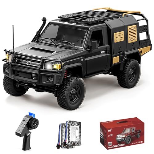大型 ラジコン オフロード ラジコンカー トヨタ ランドクルーザー トラック 子供向け 人気 36CM 軽トラ クローラー 1/12 4WD リモコンカー 四輪駆動 RCカー 2.4GHz コントローラブルライト 速度調整 充電式 バッテリー 4f9ce7fc