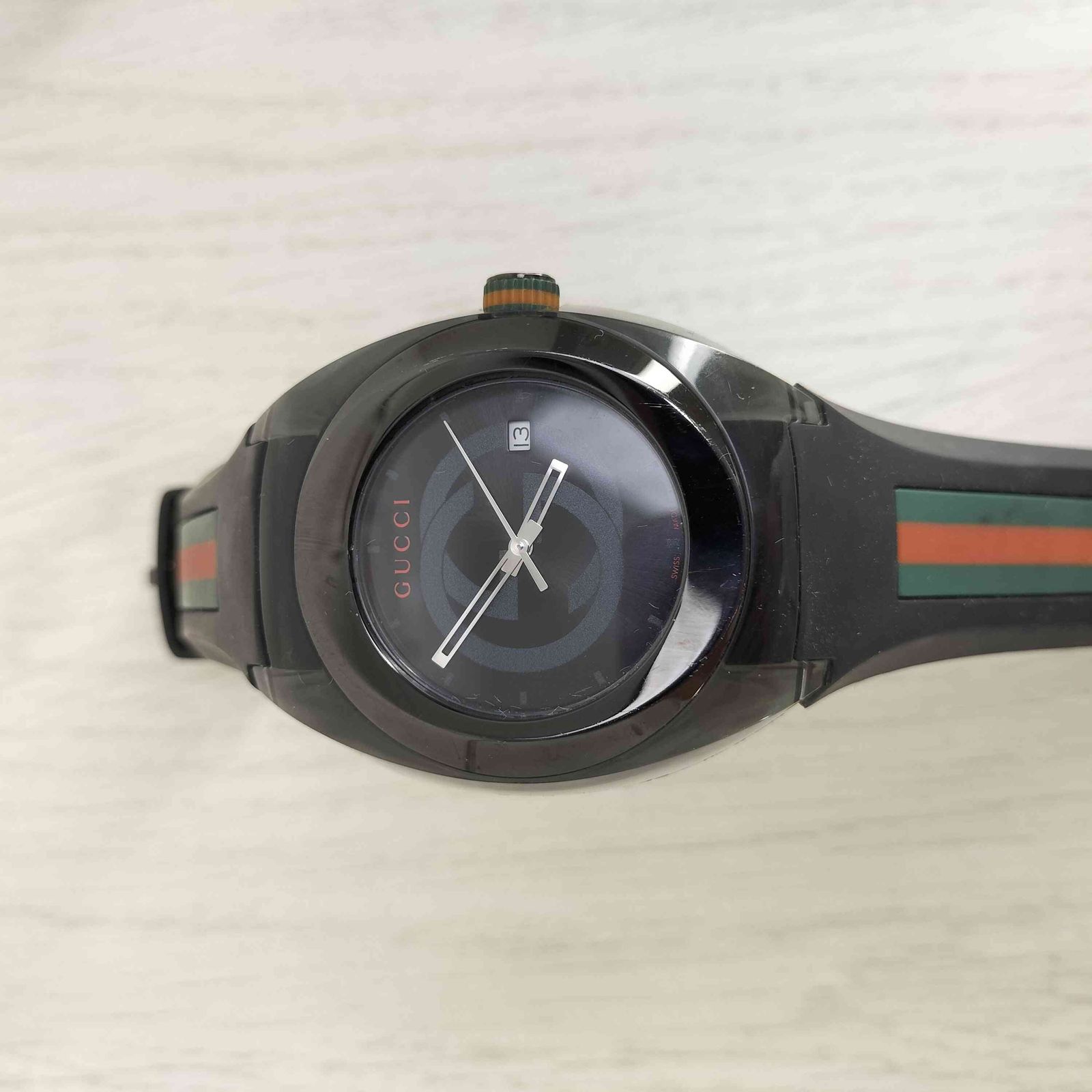グッチ GUCCI SYNC クォーツ腕時計 ラバー メンズ 表記無 - メルカリ