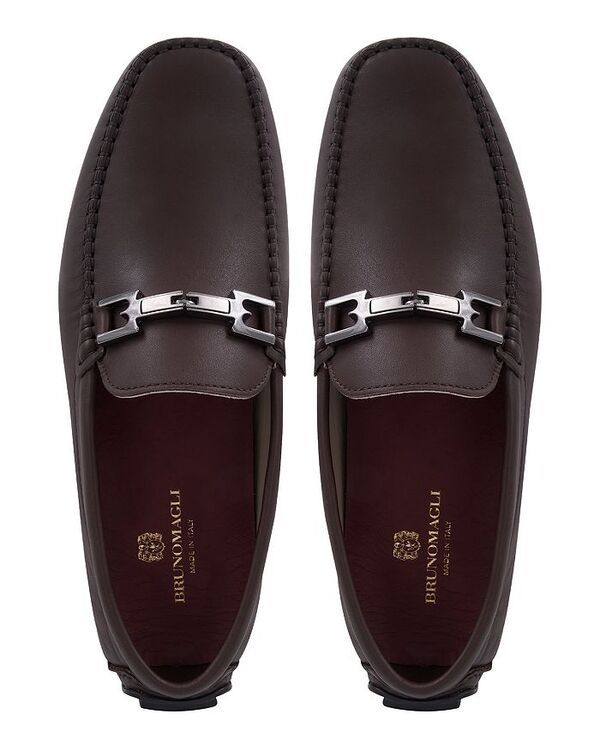ブルーノマグリ メンズ シューズ スリッポン・ローファー Bruno Magli Mens Taso Bit Drivers Brown ブラウン