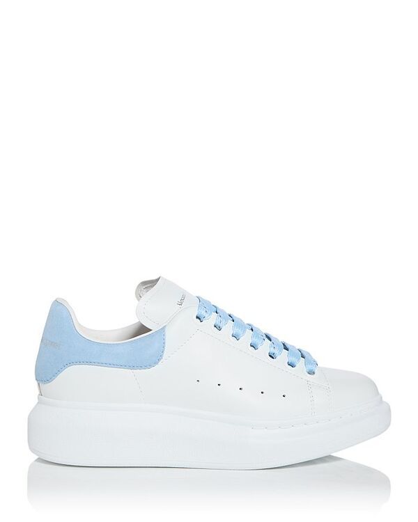 アレキサンダー・マックイーン レディース シューズ スニーカー Alexander McQUEEN Womens Oversized Sneakers Pale BlueWhite ホワイト