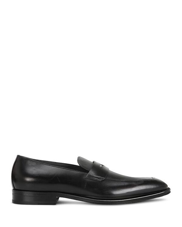 ボス メンズ シューズ スリッポン・ローファー ローファー BOSS Mens Derrek Apron Toe Penny Loafers Black ブラック
