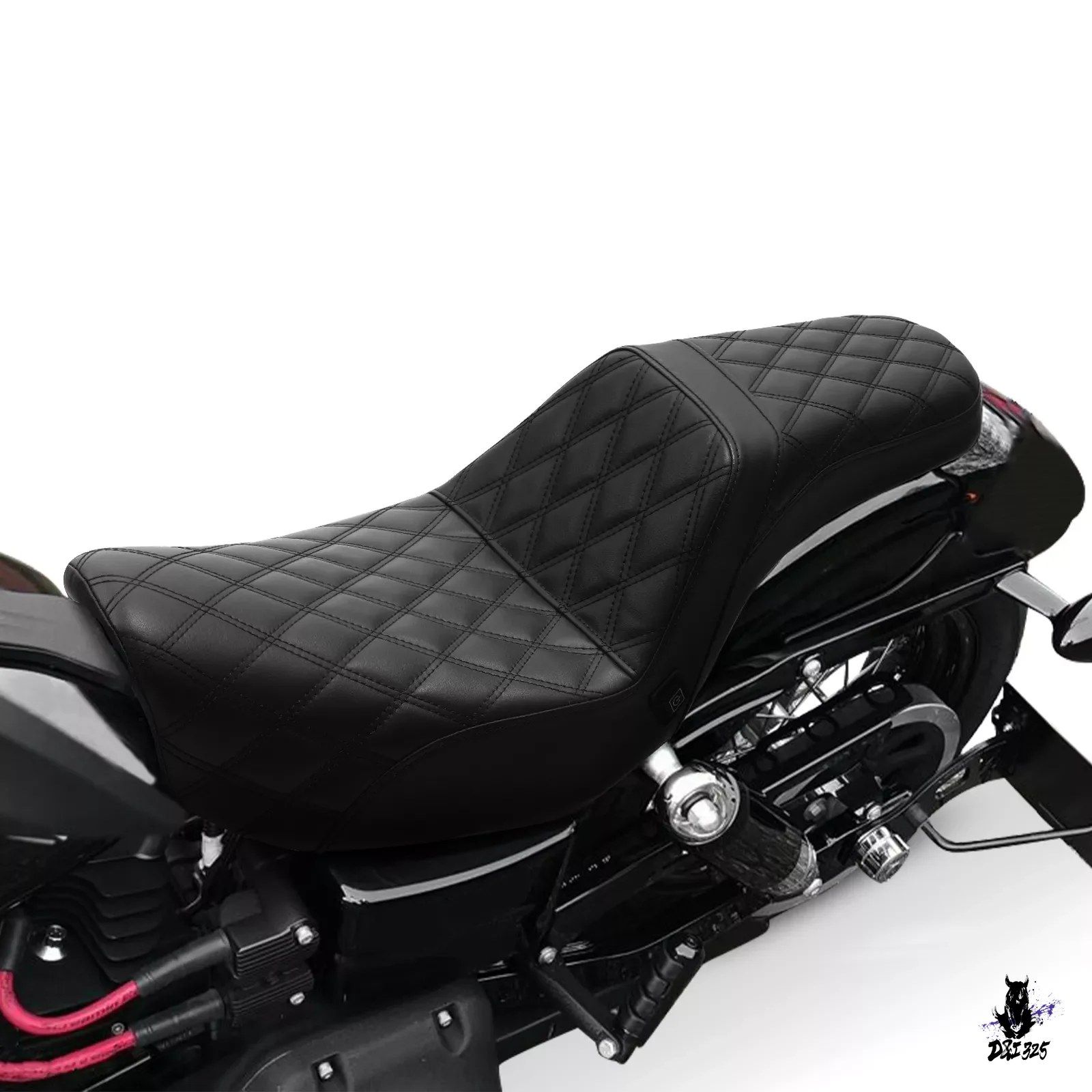 ハーレー Dyna 用 シート 2006-2017 運転席 助手席セット