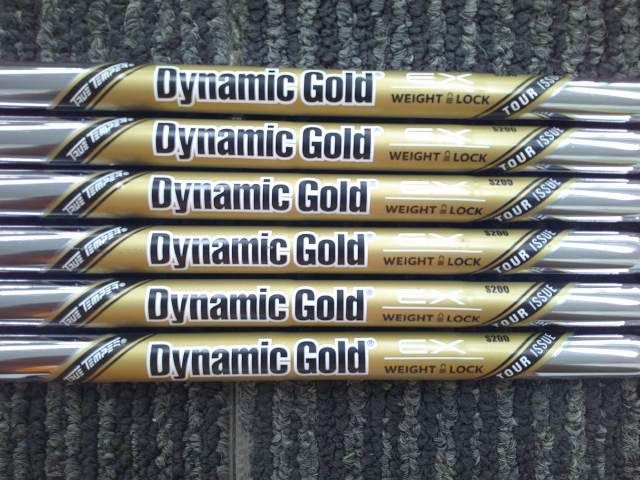 中古 シャフト トゥルーテンパー Dynamic Gold EX TOUR ISSUE（S200）#6-9PA/S200/0[2277]■博多