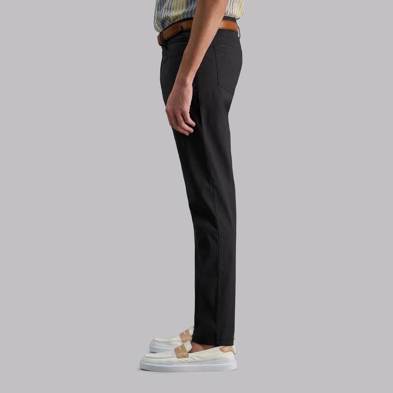 ハガー レディース ボトムス カジュアルパンツ Mens Haggar Active Series Travel SlimFit 5Pocket Ripstopants Lead
