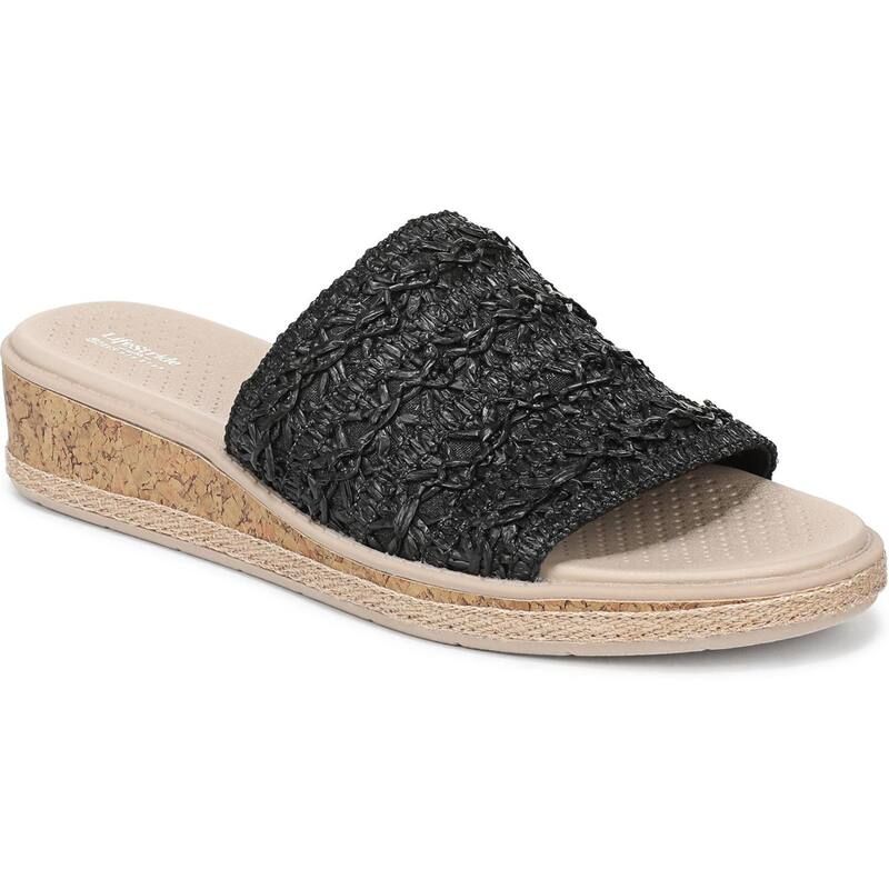 ライフストライド レディース シューズ スニーカー サンダル LifeStride Breezy Womenslide Sandals Black ブラック
