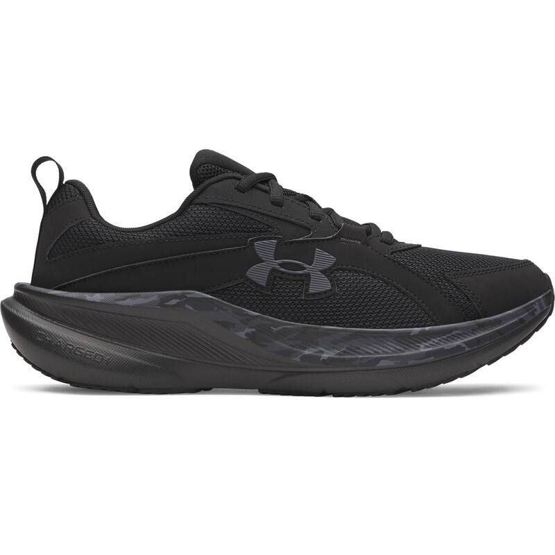アンダーアーマー レディース シューズ スニーカー Under Armour Charged Assert 11 Wide 4E Regular Mens Running Shoes Black An