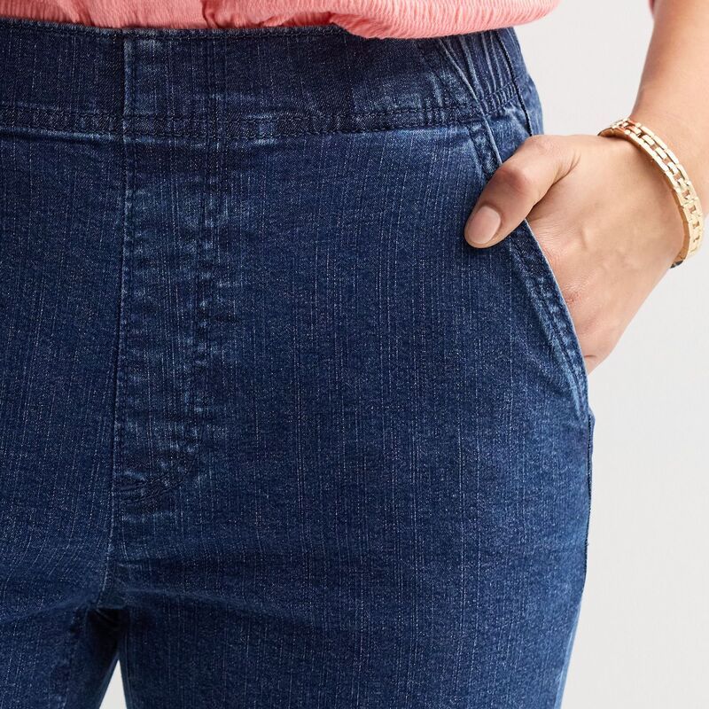 クロフト＆バロー レディース ボトムス デニムパンツ ストレート Womens Croft Barrow Straight Leg Denim PullOn Pants Medium Wash デニム