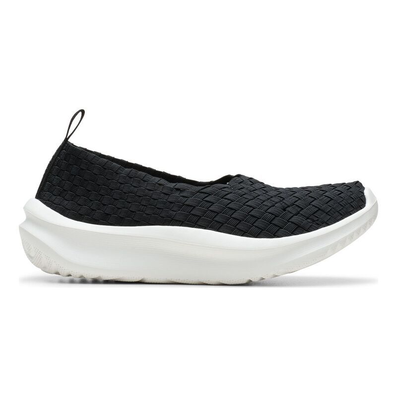 クラークス レディース シューズ スニーカー Clarksolevana Weave Womens Casual SlipOn Shoes Navy ネイビー