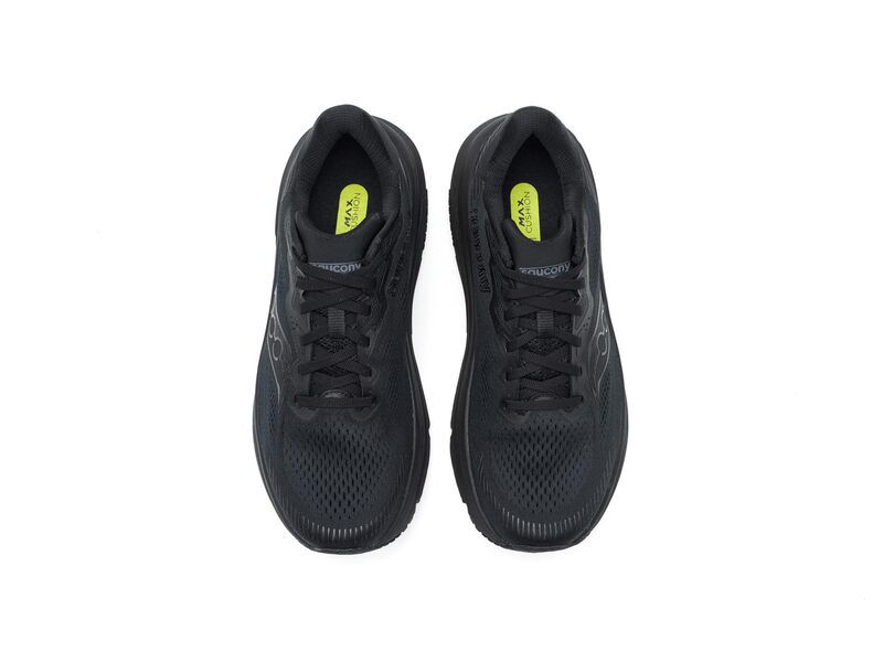 サッカニー メンズ シューズ スニーカー Saucony Guide 19 Triple Black ブラック