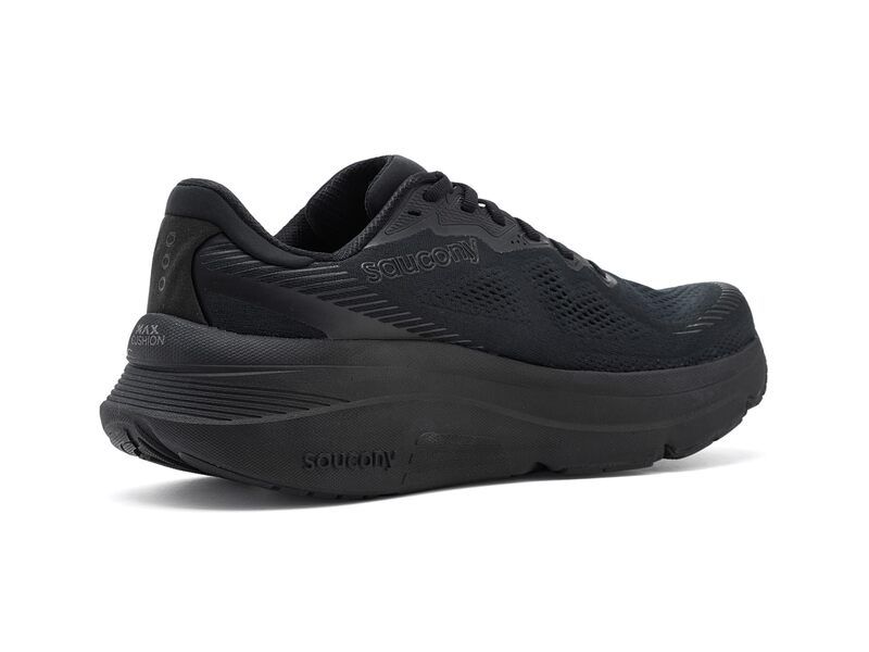 サッカニー メンズ シューズ スニーカー Saucony Guide 19 Triple Black ブラック