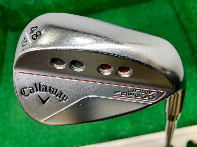 激安[526] ウェッジ キャロウェイ JAWS FORGED 2023 Chrome 48-10/DG バーガンディ/S200/48■和歌山