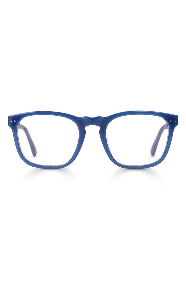 アイブブス レディース アクセサリー サングラス・アイウェア eyebobs New Sport 52mm Rectangulareadinglasses Denim Blue デニム