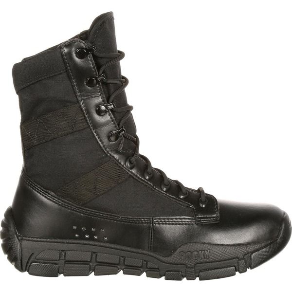 ロッキー メンズ シューズ ブーツ・レインブーツ Rocky Military Inspired Public Service Boot Black ブラック